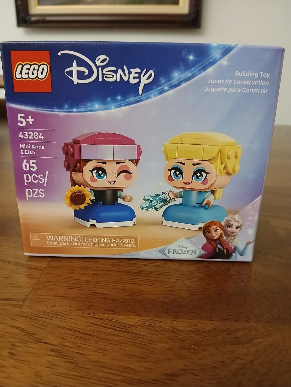Lego NWT Frozen Disney Mini Anna & Elsa Figures Ages 5+ 65 Pieces